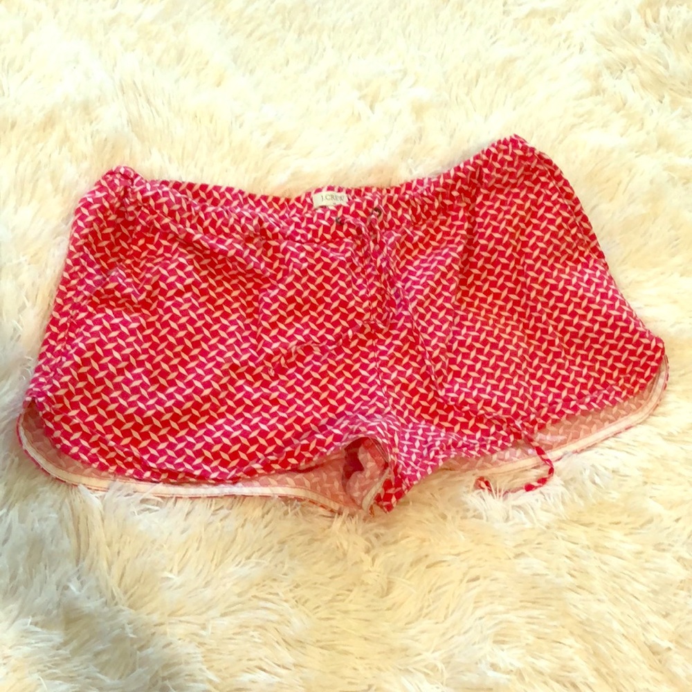 J. Crew Tie Linen Shorts